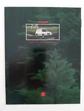 1991 Suzuki Samurai and Sidekick Car Dealers Showroom Sales Brochure for 91