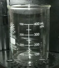 United Scientific Borosilicate Glass Low Form Beaker Science Laboratory Lab