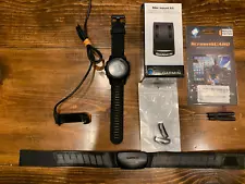 Garmin Fenix 2 GPS Smart Watch With HR strap, charger & extras - Works Great!