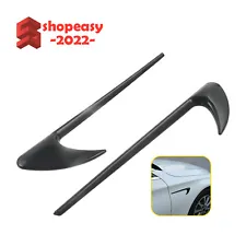 Black Body Side Air Vent Fender Trims Kit for Mercedes-Benz CLA250 C63 AMG (For: Mercedes-Benz CLA35 AMG)