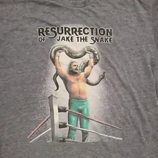 Resurrection of Jake the Snake Roberts T-Shirt L Large WWE AEW DDP Yoga NXT