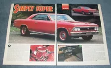 1966 Chevelle SS396 Vintage RestoMod Article "Simply Super" Super Sport SS