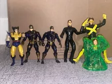 X-men Action Figures Lot Of 6 (Read Description For Details)