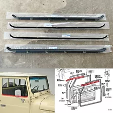 76-84 for Toyota Land Cruiser FJ40 FJ45 BJ40 door belt weatherstrip rubber seal (For: 1976 Toyota Land Cruiser)