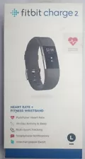 Fitbit Charge 2 Activity Tracker - Black (FB407SBKL) New In Box