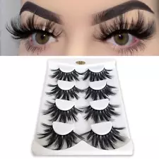 Mikiwi 25Mm Lashes, Dramatic 6D Faux Mink Lashes, Fluffy Volume Eyelashes, Thick