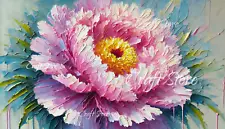 Flower Oil Painting Digital Image Picture Photo Wallpaper Background Desktop Art