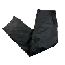 John Daly Men's Performance Adjustable Rain Golf Pants Black • Large