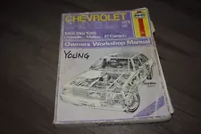 1969-1986 Chevy Chevelle Malibu El Camino repair manual Haynes NOTE