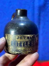 VINTAGE MINIATURE **LITTLE BROWN JUG** POTTERY JUG. LL-12