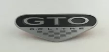 2005 2006 Pontiac GTO 6.0L Fender Badge Emblem Logo LS2 05-06 OE Silver NEW!!