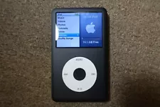 1 Day Auction! NEAR MINT (80 GB) Black 6th Gen iPod Classic White Clickwheel