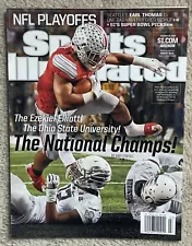 SPORTS ILLUSTRATED 2015 EZEKIEL ELLIOTT OHIO STATE THE NATIONAL CHAMPS-NO LABEL