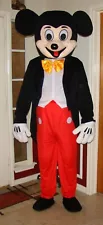 Adult Realistic Mickey Mouse Full Body Halloween Costume Mascot