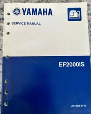 Yamaha EF2000iS Inverter Generator Shop Service Repair Manual LIT-19616-01-53