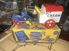 All Metal Products Company 4001 Plastic Ice Cream Cart With Bell & Box