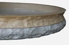 Stone Master Molds Chiseled Edge Concrete Countertop Edge Form Liner 10'x2.5"