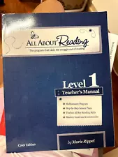 New ListingALL ABOUT READING LEVEL 1 TEACHERS MANUAL COLOR 2ND EDITION