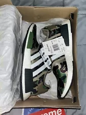 ð¥2016 Size 10.5 - adidas A Bathing Ape x NMD_R1 Olive Camo