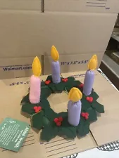 Felt Advent Wreath for Little Ones Roman Inc Child Christmas Christian Candle