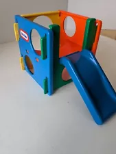 Vintage Little Tikes Dollhouse Climber Jungle Gym Playground Cube with Slide