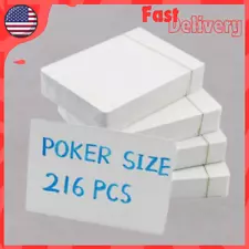 Blank Playing Cards to Write on Poker Size 216 Pcs Printable Cards for DIY Games