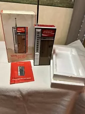 Vintage 1970’s Coca-Cola COKE Vendo Machine Transistor Radio