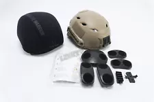 Ops-Core FAST Base Jump (M/L) Military Bump Helmet Urban Tan/ Protective Cover