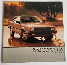 1982 Toyota Corolla and Tercel 34-page Original Car Sales Brochure Catalog