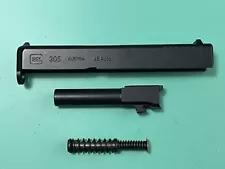 USED OEM GLOCK 30S COMPLETE SLIDE BARREL GUIDE ROD BLACK .45 ACP 30 S SLIM