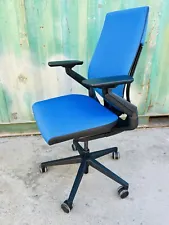 Steelcase Gesture- Royal Blue (Rare Color) Wrapped Back