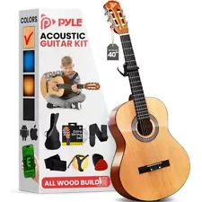 Pyle 39" 6-String Classical Acoustic Guitar for Beginner and Adult (Natural)