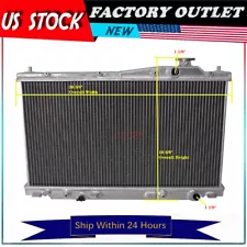 All Aluminum Radiator For Honda Civic/Acura EL 1.7L 2001-2005 AT/MT 3Rows