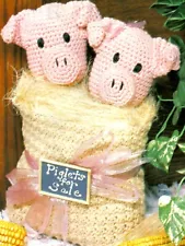 CUTE Piglets for Sale Doorstop/CROCHET PATTERN INSTRUCTIONS ONLY