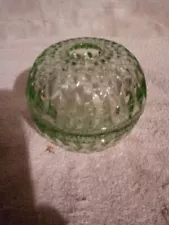 VINTAGE LARGE GREEN FAIRY LAMP