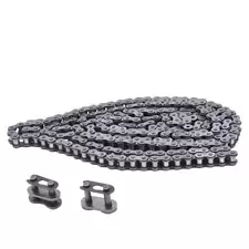 New #40 Roller Chain 10 Feet with 2 Connecting Links for Go Kart and Mini Bike