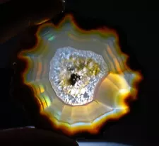 Rainbow Iris Agate Slice Indonesia