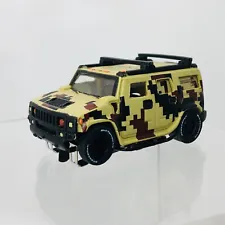 Auto World Hummer H2, Tan Camo, Lettered Tires, Black Wheels, New Loose