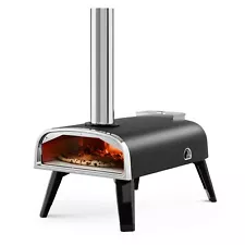 Pizza Oven Outdoor 12" Wood Fired Pizza Ovens Pellet Pizza Stove for outside,...