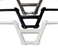 TNT 6 Piece PRO HANDLEBARS 10" White bmx bike BARS USA Fit SM Flatland SE GT NEW