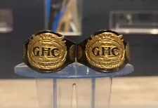 GHC Heavyweight Tag Team Championship Title Belts for Wrestling Figures NOAH