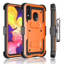 For Samsung Galaxy A20 A30 A50 A20s Shockproof Armor Clip Holster Case Cover