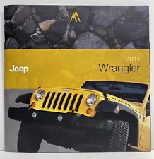 2011 Jeep Wrangler Dealer Sales Brochure - Rubicon - Sahara - Sport, Mint