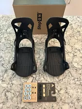 BURTON STEP ON RE:FLEX SNOWBOARD BINDINGS MEN'S SIZE MEDIUM BLACK 17283106002