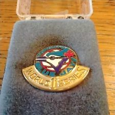 Rare Toronto Blue Jays 1st World Series Pin Lapel Press Media? Rare