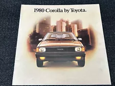 1980 Toyota Corolla 30-page Original Car Sales Brochure Catalog - Tercel READ