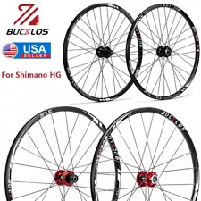 MTB Clincher Disc Brake Bike Wheelset 26/27.5/29" QR Wheels Rim for Shimano HG​