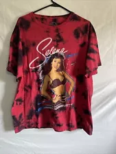 Red Selena Quintanilla tie dye t-shirt size XL