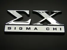 SIGMA CHI CAR EMBLEM STICKER LOGO BADGE DECAL Fraternity & Sorority EMBLEMS