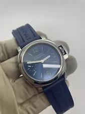 2020 Panerai Luminor Blu Mare Stainless Steel Blue Dial Manual 44mm PAM1085 B+P